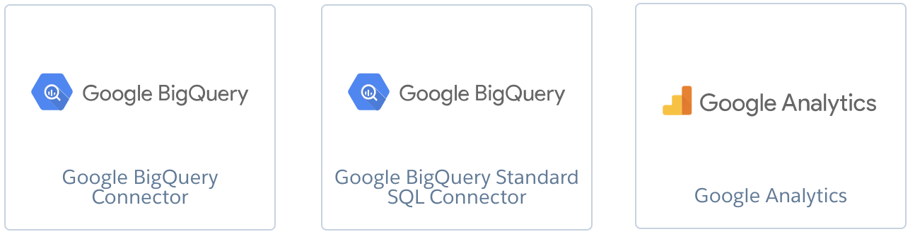 salesforce analytics google connectors